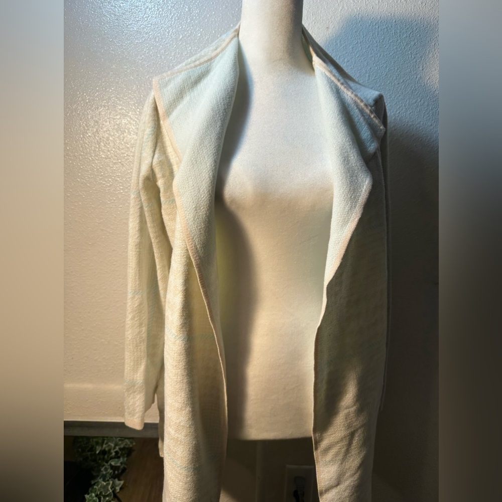 Anne Klein Stripe Open Cardigan
Cream size large - Picture 8 of 16
